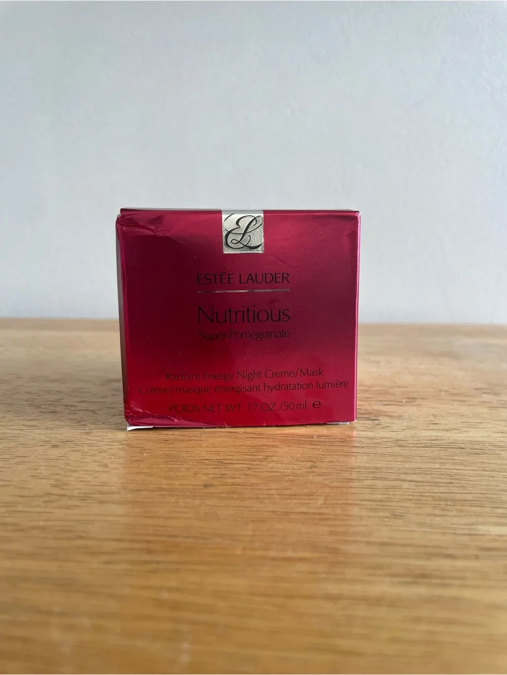Estee Lauder Nutritious Radiant Night Cream - Red and Silver - Picture 2 of 2